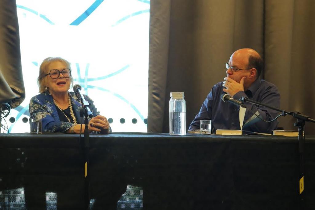 Antonia Fraser with Mark Lawson 